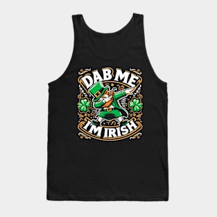 Dabbing Leprechaun Special Sabbing St Patrick’s Day Tank Top